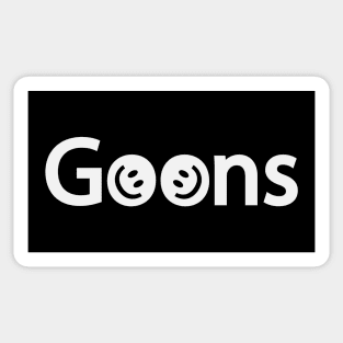 Goons typography design Sticker